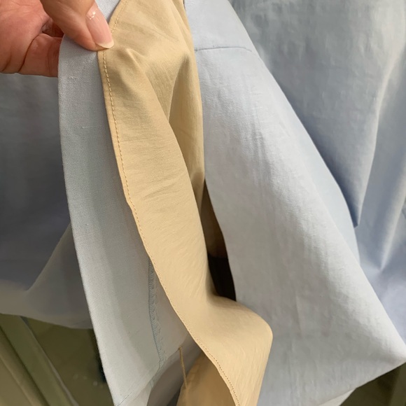 Theory belted casual shirt dress in Good Linen. - Picture 7 of 8